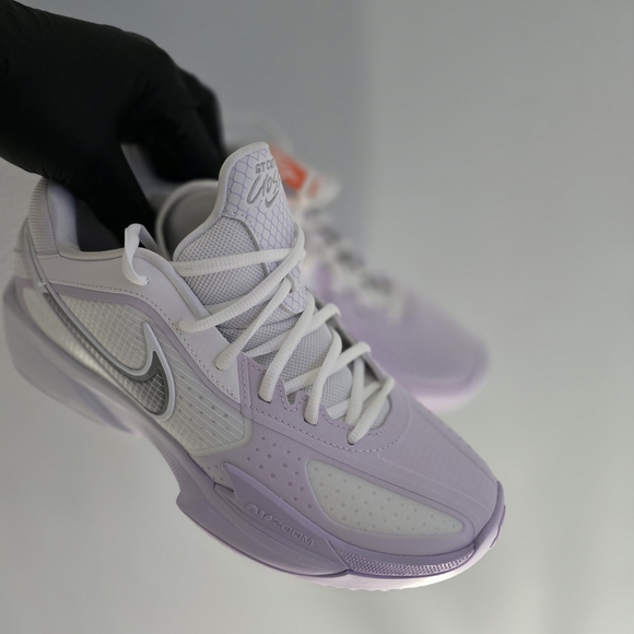 Nike Air Zoom GT Cut Cross Barely Grape - HF0218 100 - Basketball Shoes Size 8.5 - Picture 2 of 6